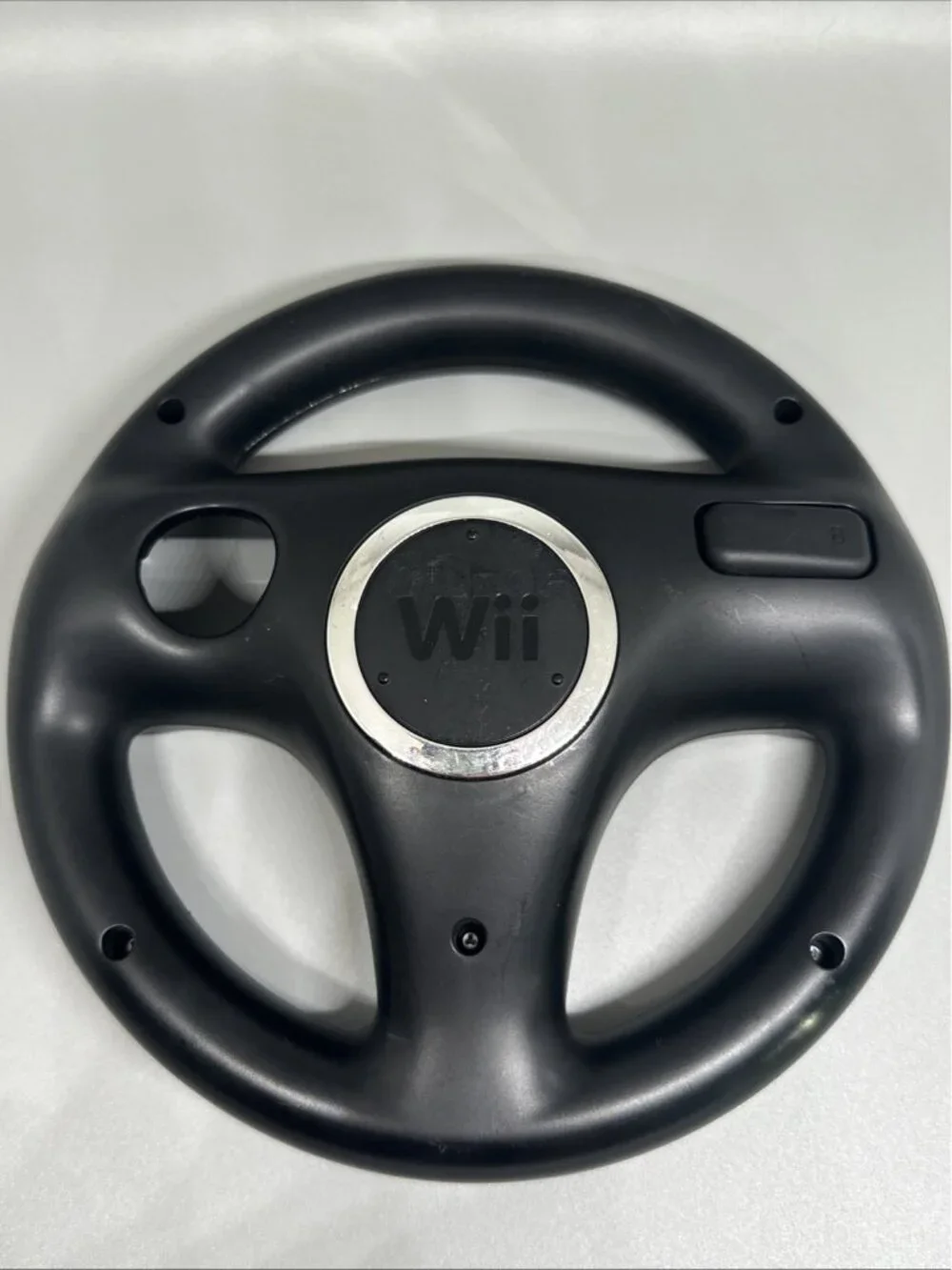 OEM Official Nintendo Wii Wheel for Wii Remote Controller (Black) Steering Mario